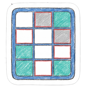 Colour-coded calendar view