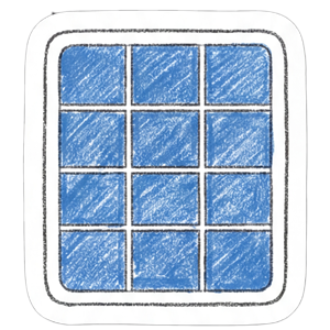 Standard calendar view